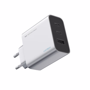 Cuktech 65W GaN 2xUSB-C 1xUSB-A Wall Laadija - Hall