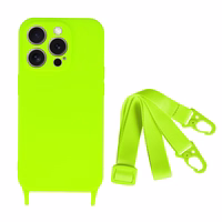 Strap Silicone Ümbris jaoks Iphone 12 Pro design 2 lime