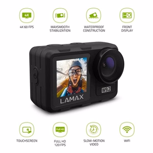 LAMAX W9.2 4K Wi-Fi tegevuskaamera, 20 Mpx