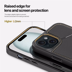 DUX DUCIS Ümbris RAFI II MAG with Alus compatible with MagSafe jaoks IPHONE 15 Plus must