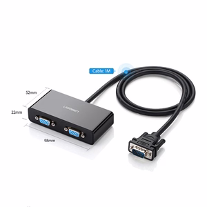 Ugreen 40254 1x2 VGA jaotur 1920x1440 60Hz - must