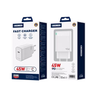 JELLICO seina laadija C105 GaN PD 45W 1xUSB-C valge