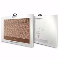 Guess GCube Stripes ümbris jaoks a 14" laptop - brown