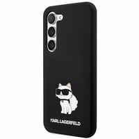 Karl Lagerfeld Silicone Choupette ümbris jaoks Samsung Galaxy S24 - must