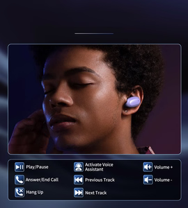 Choetech MEMS juhtmevaba TWS Bluetooth 5.3 kõrvaklapid - purple