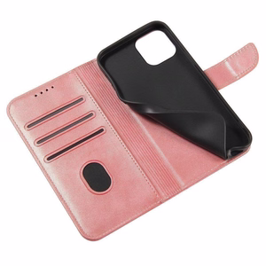 Magnet Case elegantne ümbris kaane klapiga ja stendi funktsiooniga Samsung Galaxy A73 roosa