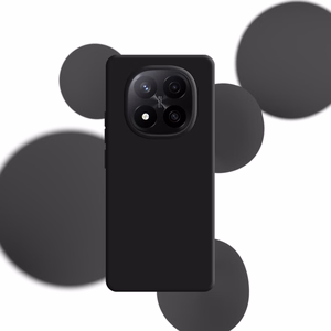 3mk Silicone Ümbris jaoks Xiaomi Redmi Note 14 Pro+ - must