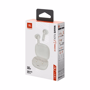 Juhtmevaba kõrvaklapid JBL Wave Flex JBLWFLEXWHT valge