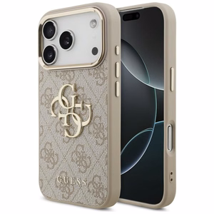 GUESS GUE005597 (4G PU Big Logo) kaitseümbris seadmele iPhone 18 Pro Max / 17 Pro Max, värv: roosa