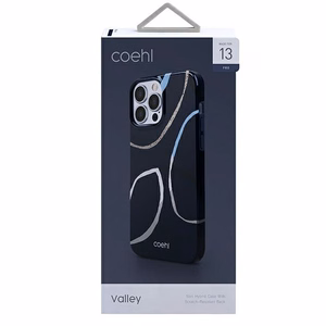 Uniq Coehl Valley ümbris iPhone 13 Pro / iPhone 13 jaoks - tumesinine