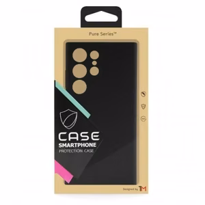 Telefoni ümbris TM Pure Silicone Huawei P60 Pro jaoks / Must / (Blister)