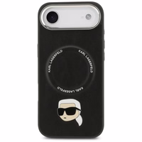 KARL LAGERFELD ümbris jaoks IPHONE 17 Air compatible with MagSafe KLHMP17MPSMLRKLK (PU Karl Pin) must
