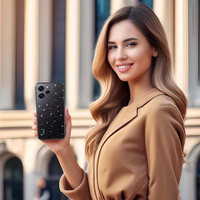 Crystal Glitter Ümbris jaoks Xiaomi Redmi 12 Hõbedane