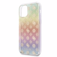 Guess GUHCN58PEOML iPhone 11 Pro multicolor kõva ümbris Iridescent 4G Peony