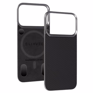 Liavec Carbon Layer Magsafe Aramid Fiber чехол для Iphone 17 Pro черный