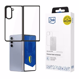 3mk Satin Armor Ümbris+ jaoks Samsung Galaxy Z Fold 5 - Läbipaistev Must