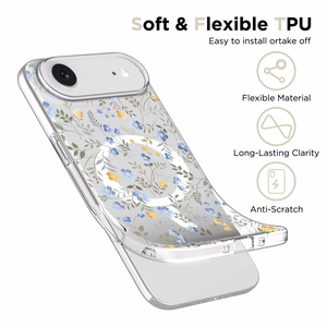 Tech-Protect FlexAir MagSafe Ümbris jaoks iPhone 17 Air - Daisies with Leaves