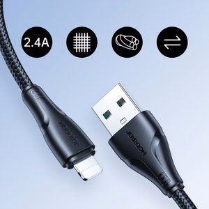 Кабель USB Joyroom "S-UL012A11" чёрный Lightning 200 см
