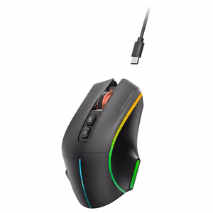 Mars Gaming MMWVECTOR optiline paremakäeline hiir, RF-juhtmevaba ühendus, Bluetooth ja USB Type-A, 12000 DPI