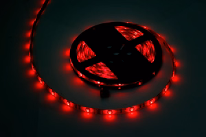 Rebel RGB LED strip, 5 m, 150× 5050 SMD, waterproof, white PCB