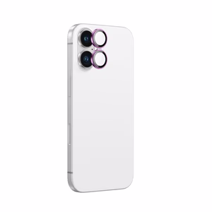 AmazingThing AR Aluminum 2 Lens Glass with Camera Lens Raamiga jaoks iPhone 16 / 16 Plus - Roosa