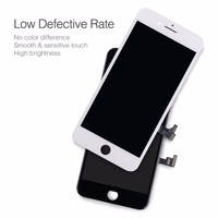 LCD Display NCC jaoks Iphone 7 Valge Metal Plate Select