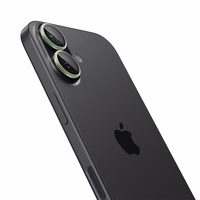 Spigen Optik Pro GLAS.TR ”EZ FIT” Camera Cover 2-pack jaoks iPhone 16 / 16 Plus / 17 - roheline