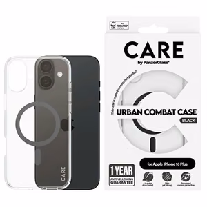 CARE by PanzerGlass Flagship Ümbris iPhone 16 Plus 6.7" must/must MagSafe 1347