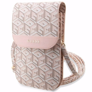 Guess käekott GUWBHGCFSEP roosa GCube Stripe