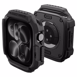 Spigen Rugged Armor  Apple Watch 46 mm ümbris, mattmust