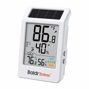 BALDRTHERM B0707 päikeseenergial töötav termohügromeeter