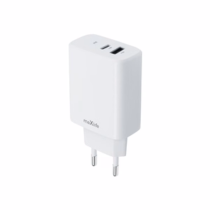 Maxlife MXTC-10-30AC PD QC laadija 1x USB-C 1x USB 30W valge