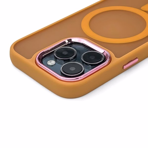 Magnetic Collection MagSafe iPhone 16 Pro Ümbris - oranž