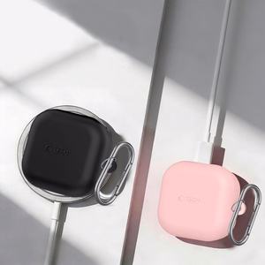 Tech-Protect Silikoon Hook Ümbris for Samsung Galaxy Buds 4 / 4 Pro - lilla