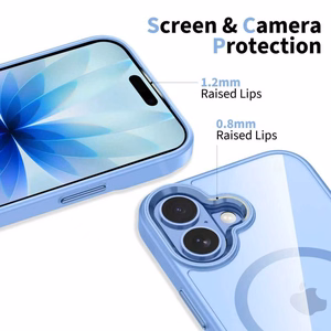Tech-Protect MagMat MagSafe Ümbris jaoks iPhone 17 - Läbipaistev sinine