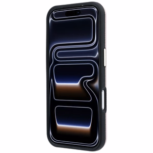 Guess Grained & Big Resin Logo ümbris iPhone 18 Pro / 17 Pro – roosa