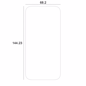 Etteri hybrid glass jaoks iPhone 16 6,1"
