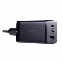 Laadija Joyroom JR-TCG01 65W GaN 2xUSB-C/USB-A + USB-C to USB-C kaabel 1.2m must