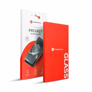 Karastatud klaas to iPhone 15 PRO MAX Forcell Privacy Glass must