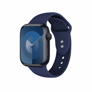 Crong Liquid rihm Apple Watch 44 / 45 / 46 / 49 mm kellale, tumesinine