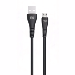 Kaabel USB A kuni Micro USB Blue Star 2A 12W 1 m PJ-DG3-A must