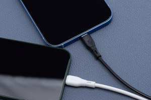 Kaabel USB C do Lightning Sinine Star 2,4A 27W ECO 1 m PJ72-18-3 valge