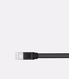 Ugreen flat cable internet network cable Ethernet patch cord RJ45 Cat 6 UTP 1000 Mbps 2 m black (50185)