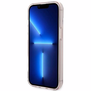 Karl Lagerfeld läbipaistev Choupette Body Ümbris jaoks iPhone 14 Plus / 15 Plus 6.7" - roosa