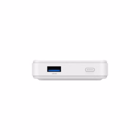 Powerbank Wozinsky WLWP-10KA0Y3WS 22.5W PD Qi2 10000 mAh, statiiviga, 1x USB-A, 1x USB-C - valge