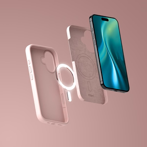 Etteri Silikoon Mag ümbris for iPhone 17 heleroosa