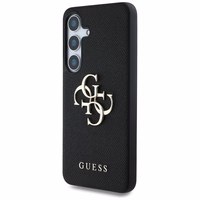 GUESS ümbris jaoks SAMSUNG S25 Plus GUHCS25MPGT4MBK (PU Grained Big 4G and Classic Logo) must