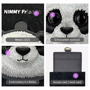 Nimmy Big Eyed Pet 2.0 Cat Wallet Card Holder - Must
