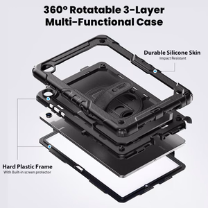 Tech-Protect Solid Чехол для Samsung Galaxy Tab A9+ / A11+ Plus 11.0 X210 / X215 / X216 / X230 / X235 / X236 - чёрный