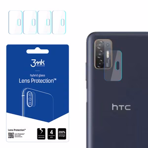 3MK FLEXIBLE GLASS LENS hübriidklaas PROTECT HTC DESIRE 21 PRO 5G 4 tk. kaamerale
